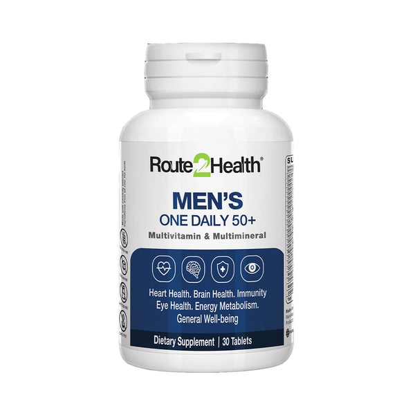 Men's One Daily 50+ Multivitamin, 30 Ct - Route2Health