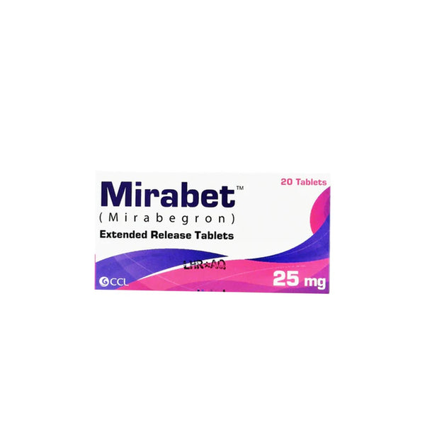 Mirabet 25mg, 20 Ct - CCL