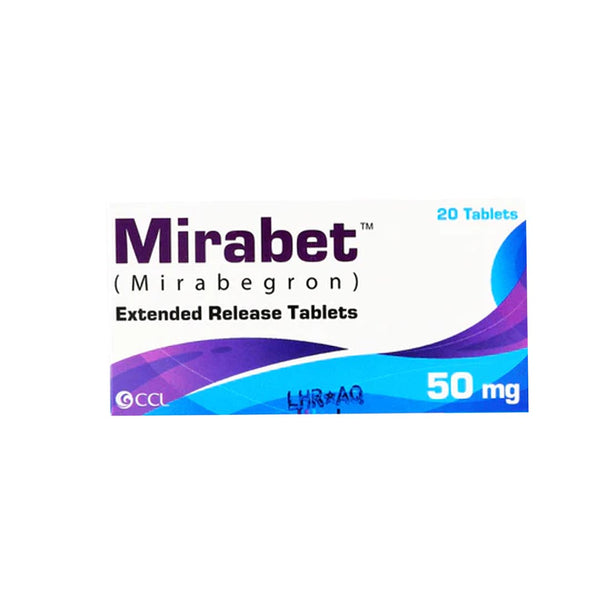 Mirabet 50mg, 20 Ct - CCL