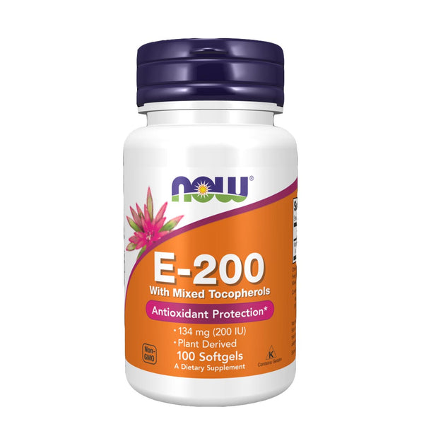 NOW Vitamin E 200IU With Mixed Tocopherols