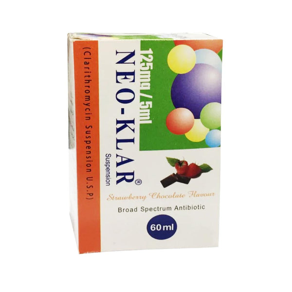 Neo-klar Suspension 125mg-5ml