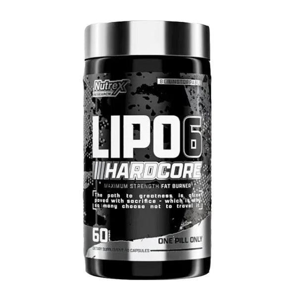 Nutrex Lipo-6 Hardcore Maximum Fat Burner, 60 Ct