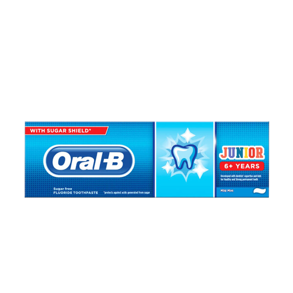 Oral-B Junior 6+ Toothpaste (Mild Mint), 75ml