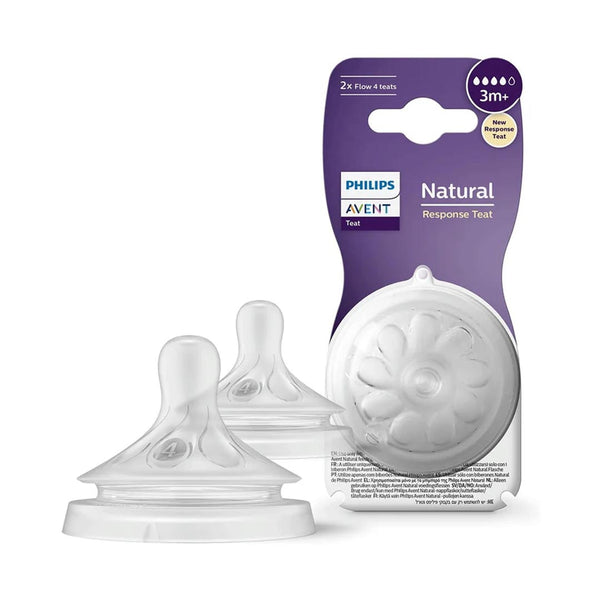 Philips Avent Natural Response Teats 3m+, 2 Ct