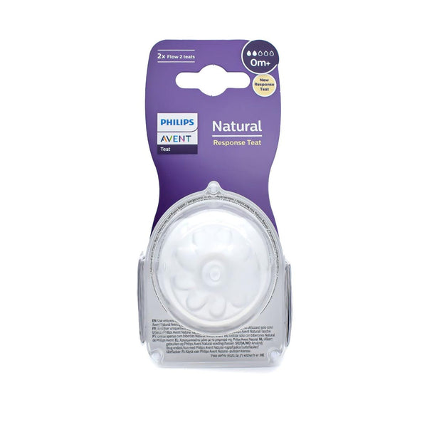 Philips Avent Natural Response Teats Newborn 0m+, 2 Ct