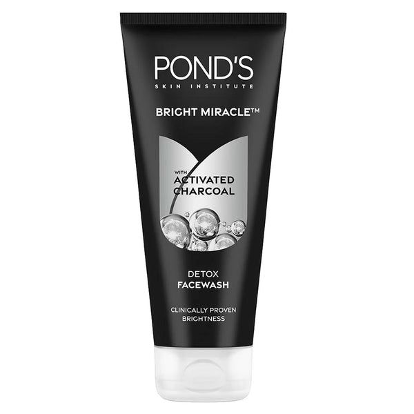 Pond's Bright Miracle Activated Charcoal Face Wash, 100g