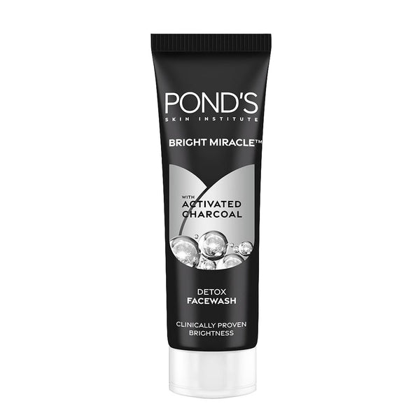 Pond's Bright Miracle Activated Charcoal Face Wash, 50g