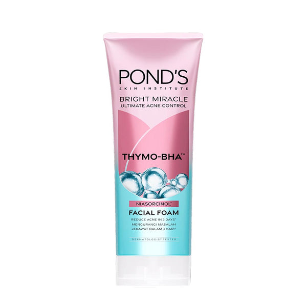 Pond's Bright Miracle Thymo-BHA Facial Foam, 50g