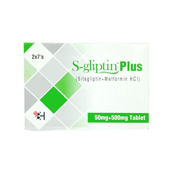 S-Gliptin Plus 50-500mg_14 Ct-Barrett Hodgson