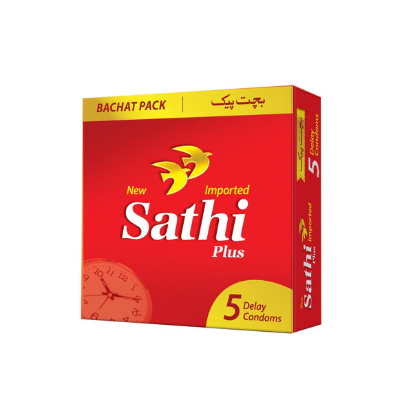 Sathi Plus Condoms, 5 Ct