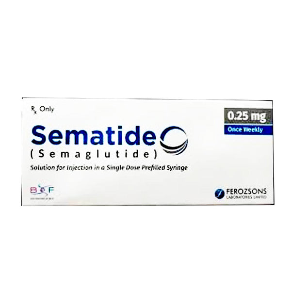 Sematide (Semaglutide) Single Dose Prefilled Syringe 0.25mg - Ferozsons