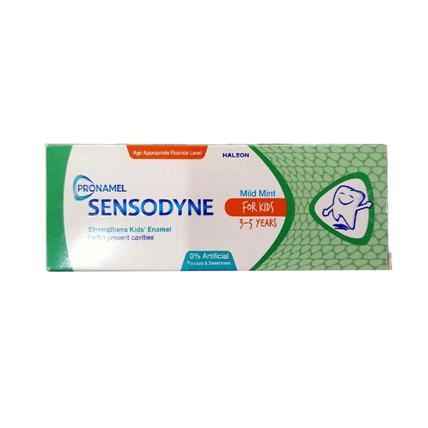 Sensodyne Toothpaste for Kids (Mild Mint), 50g