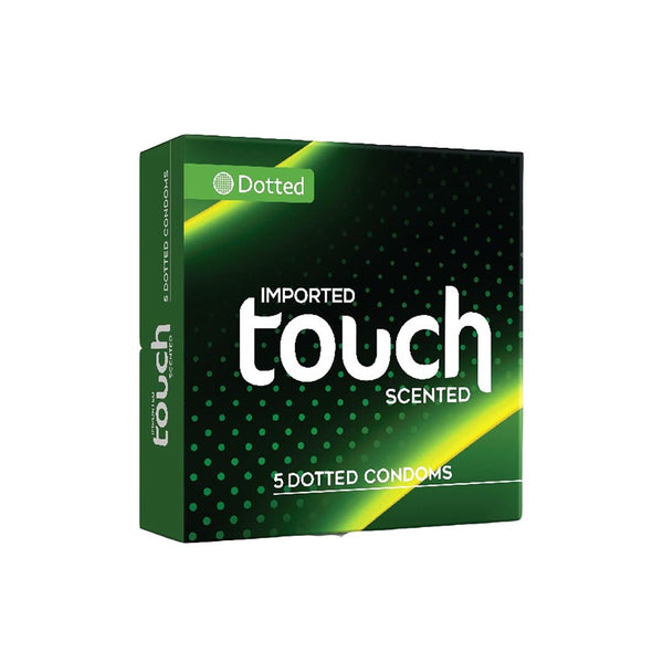 Touch Dotted Scented Condoms, 5 Ct