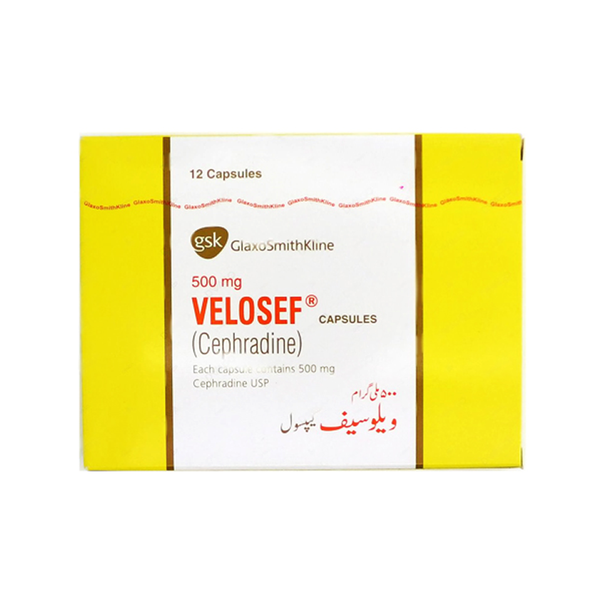 Velosef 500mg, 12 Ct - GSK