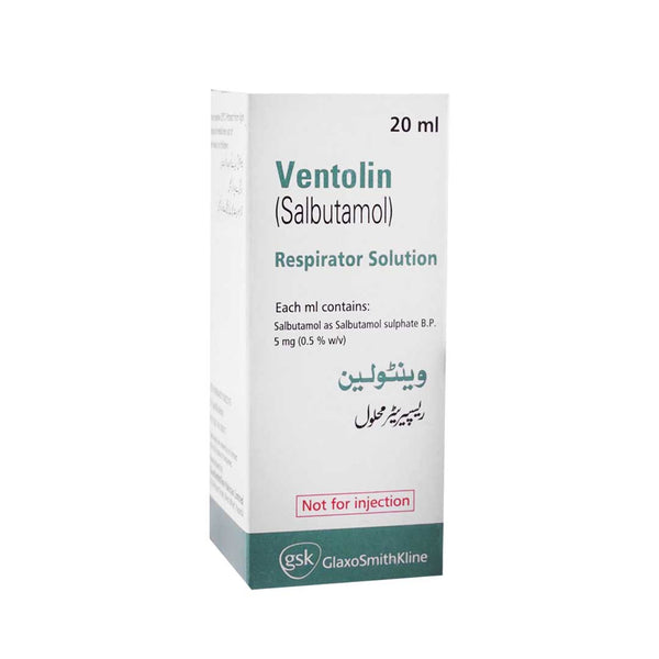 Ventolin Respirator Solution, 20ml - GSK