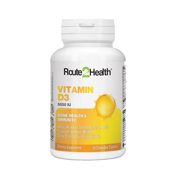 Vitamin D3 5000 IU, 30 Ct - Route2Health