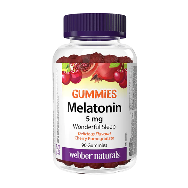 Webber Naturals Melatonin Gummies 5mg, 90 Ct