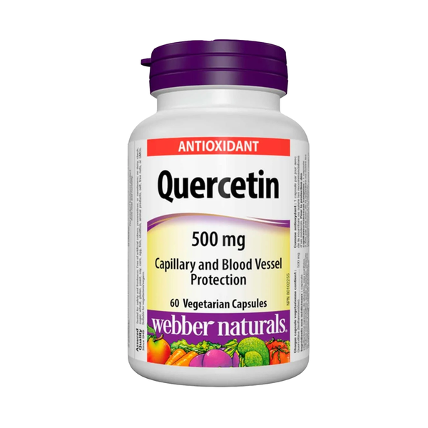 Webber Naturals Quercetin 500mg, 60 Ct