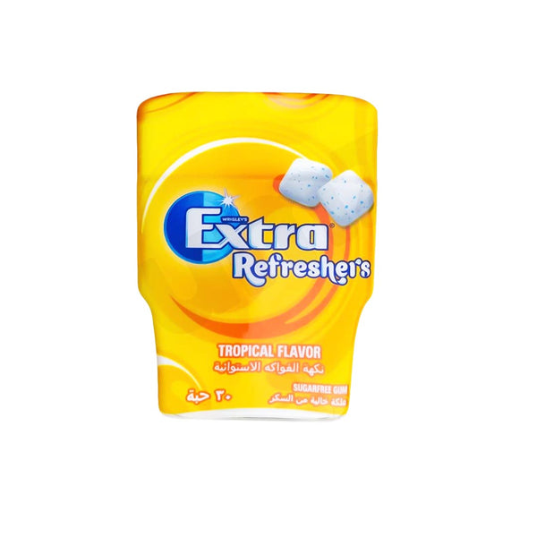 Wrigley's Extra Tropical Sugar Free Chewing Gum, 30 Ct