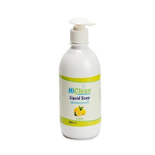 Antibacterial Liquid Soap (Lemon), 500ml - HiClean - My Vitamin Store