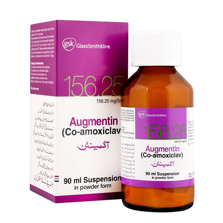 Augmentin 156.25mg, 90ml - GSK - My Vitamin Store