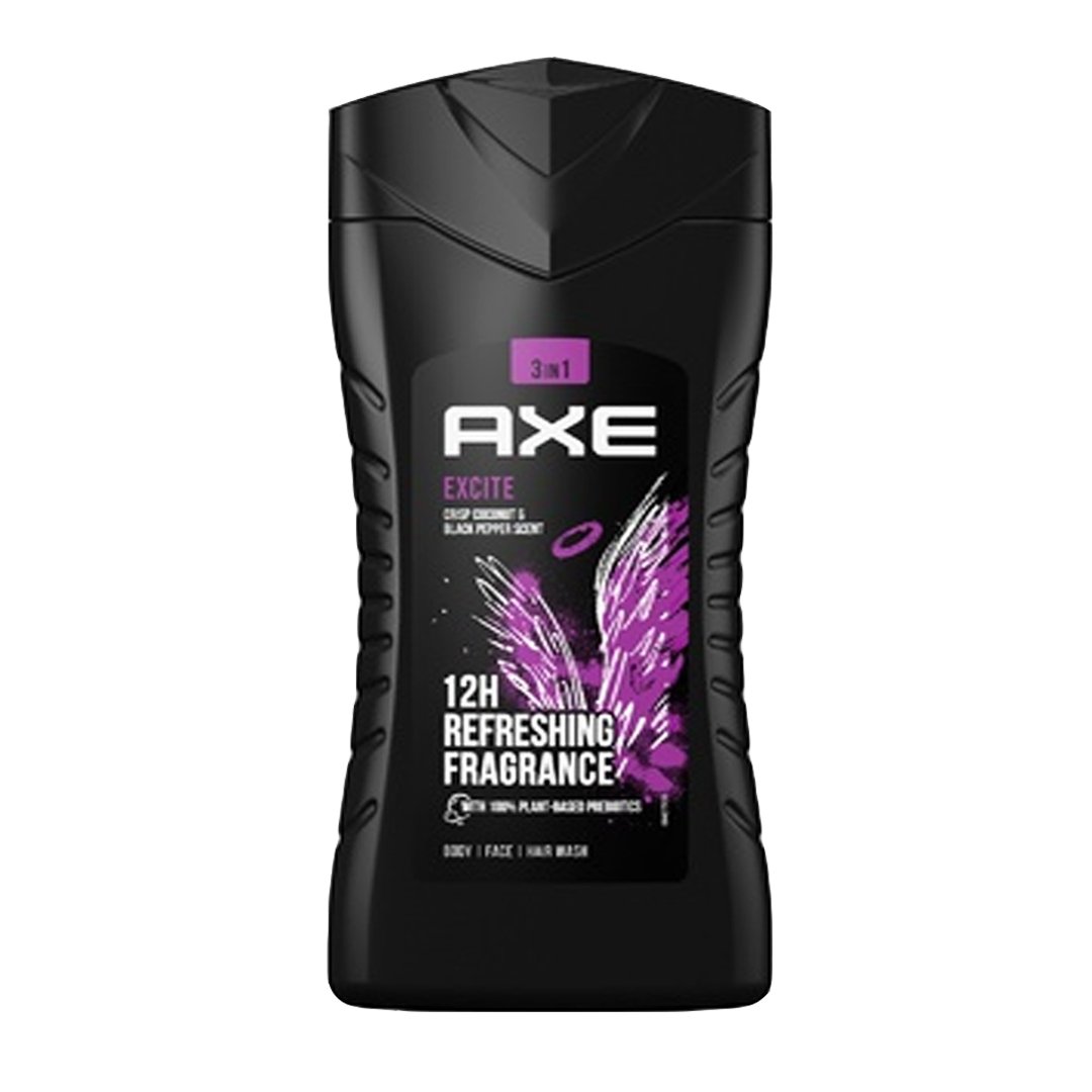 Buy Axe Excite 3 in 1 Intense Attraction Body Wash, 250ml Online in ...