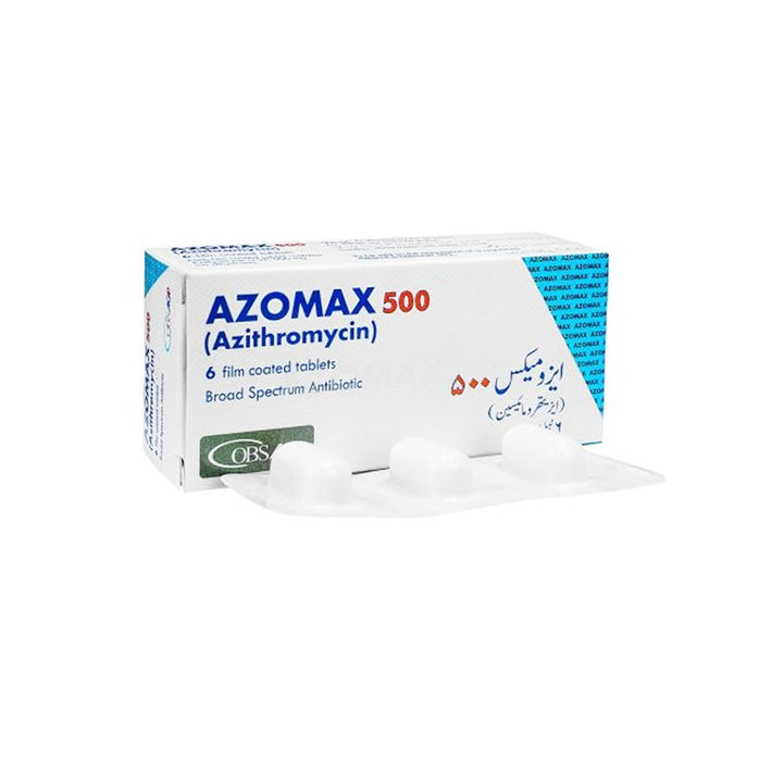 Azomax 500 (Azithromycin), 6 Ct - My Vitamin Store