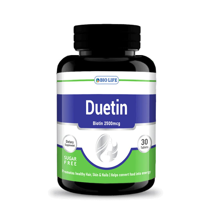 Bio Life Duetin Biotin 2500mcg, 30 Ct - My Vitamin Store