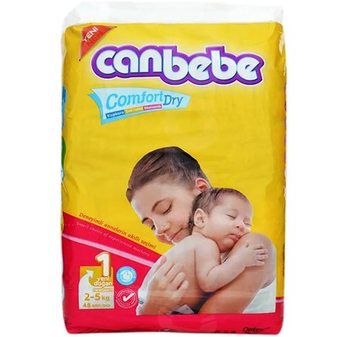 Canbebe Comfort Dry Diapers Size 1 (Newborn), 48 Ct - My Vitamin Store