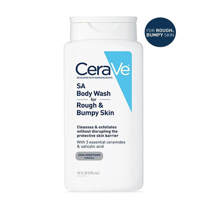 CeraVe SA Body Wash for Rough & Bumpy Skin, 296ml - My Vitamin Store