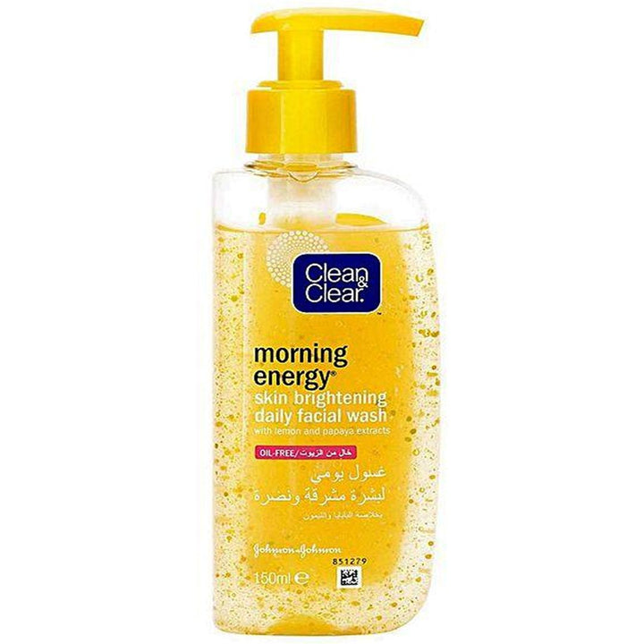 Clean & Clear Morning Energy Skin Brightening Daily Facial Wash, 150ml - My Vitamin Store