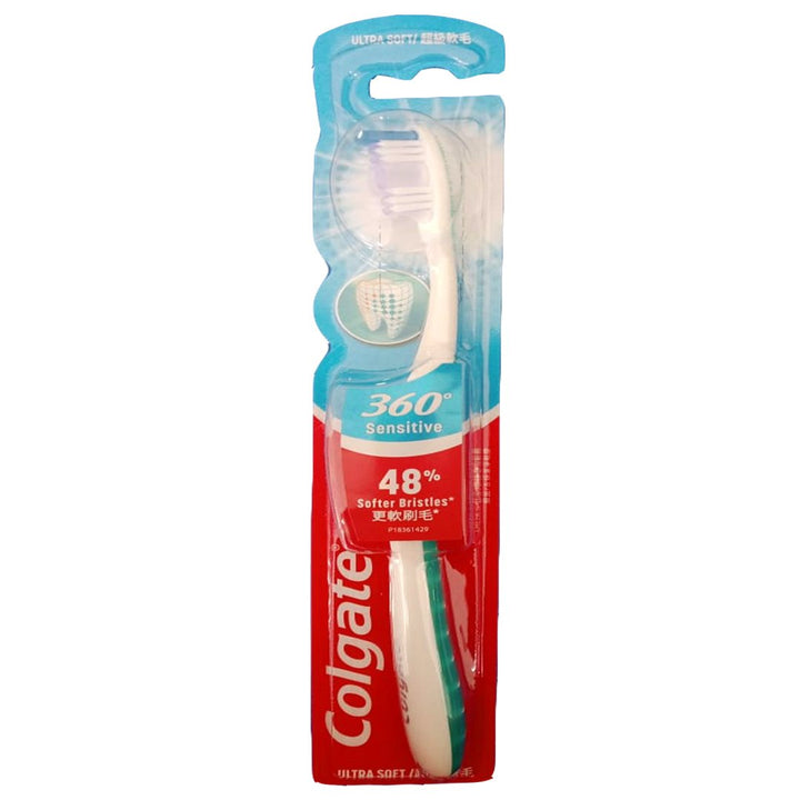 Colgate 360 Sensitive Pro-Relief Ultra Soft Toothbrush (Green), 1 Ct - My Vitamin Store