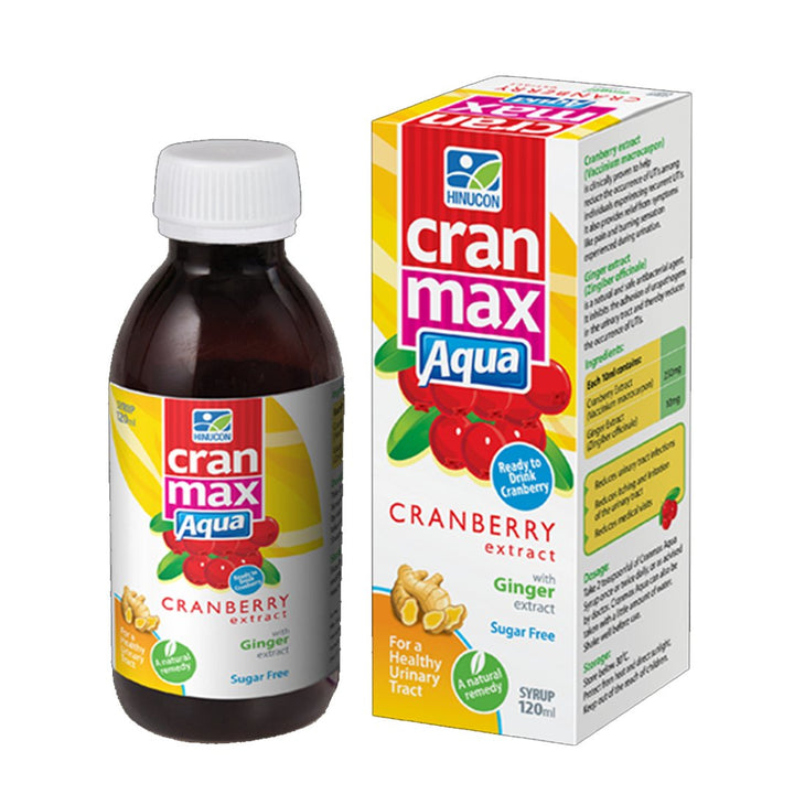 Cran Max Aqua Syrup Sugar Free, 120ml - Hilton - My Vitamin Store