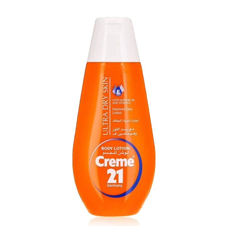 Creme 21 Body Lotion With Almond Oil & Vitamin E For Ultra Dry Skin, 400ml - My Vitamin Store