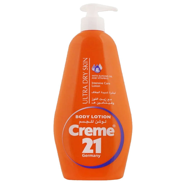 Creme 21 Body Lotion With Almond Oil & Vitamin E For Ultra Dry Skin, 600ml - My Vitamin Store