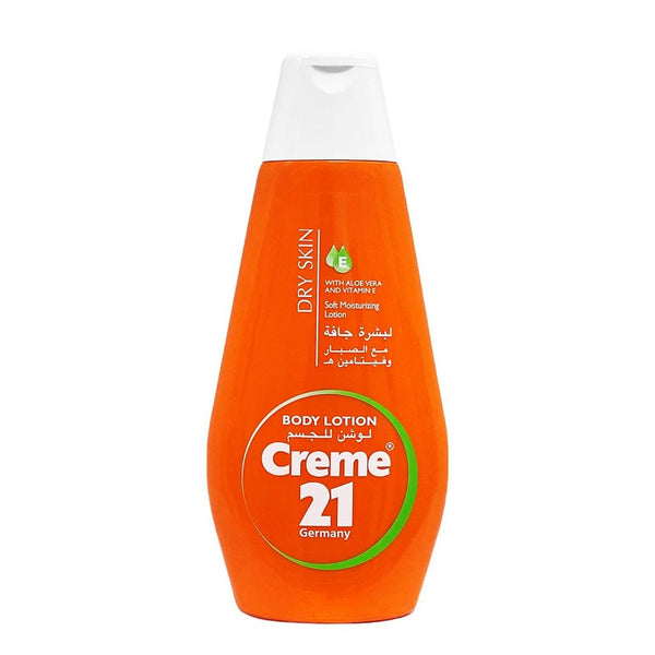 Creme 21 Body Lotion With Aloe Vera & Vitamin E For Dry Skin, 400ml - My Vitamin Store