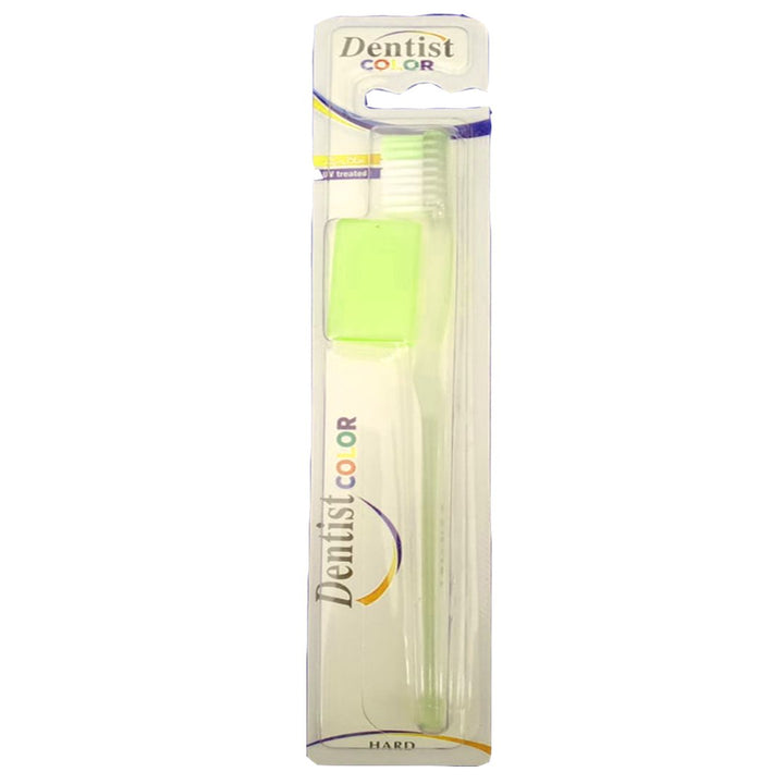 Dentist Color Hard Toothbrush (Green) - My Vitamin Store