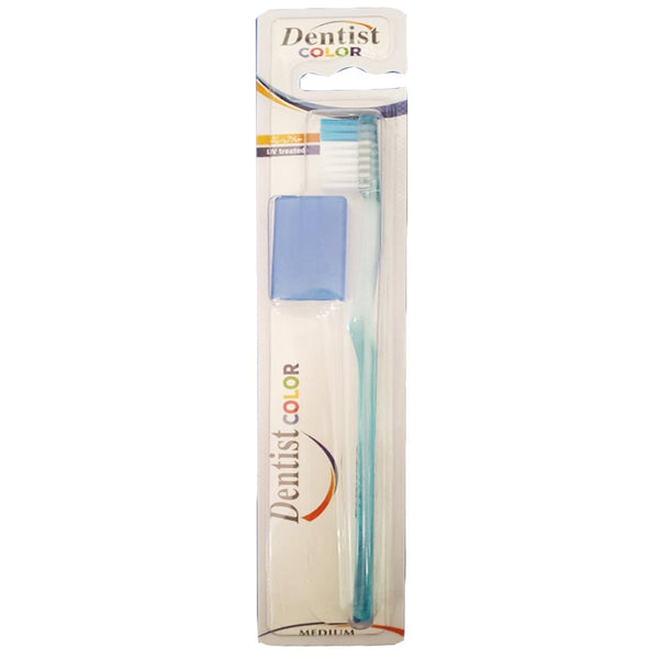 Dentist Color Medium Toothbrush (Blue) - My Vitamin Store