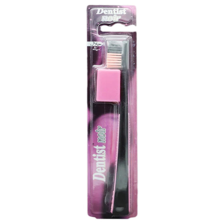 Dentist Noir Medium Toothbrush (Pink), 1 Ct - My Vitamin Store