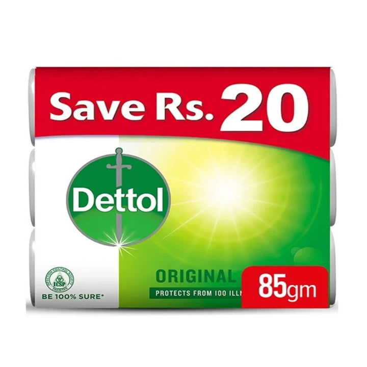 Dettol Soap Original (3 x 85g) - My Vitamin Store