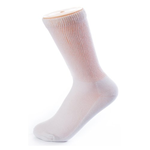 Diabetic Socks White (Size 10-13) - Sockoye - My Vitamin Store