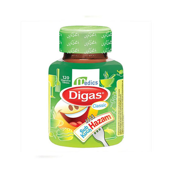 Digas Classic Tablets, 120 Ct - Medics - My Vitamin Store