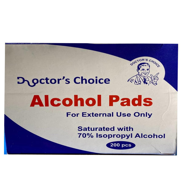 Doctor's Choice Alcohol Pads, 200 Ct - My Vitamin Store