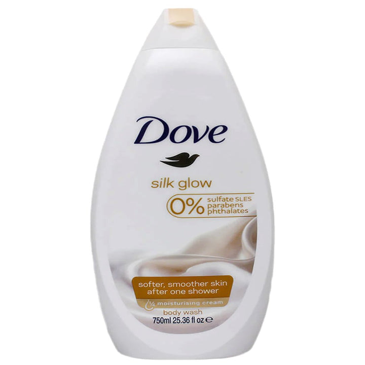 Dove Silk Glow Body Wash, 750ml - My Vitamin Store