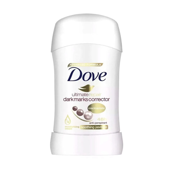 Dove Ultimate Repair 48H Anti-Perspirant Soothing Jasmine Deodorant Stick, 40g - My Vitamin Store