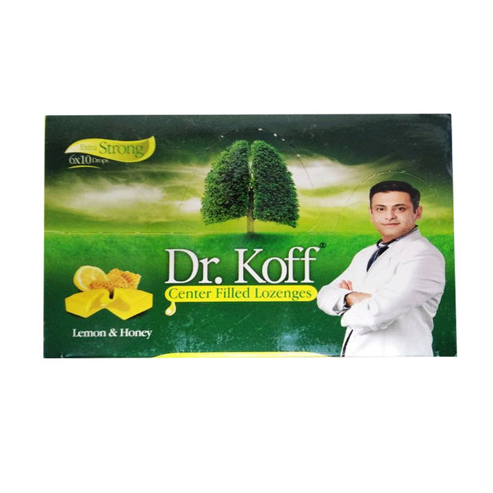 Dr. Koff Lemon & Honey Lozenges, 60 Ct - My Vitamin Store