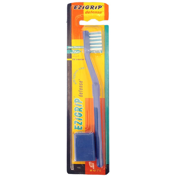 Ezigrip Defense Soft Toothbrush (Blue), 1 Ct - My Vitamin Store