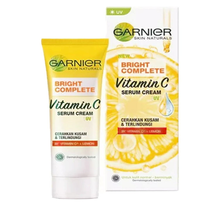 Garnier Bright Complete Vitamin C Serum Cream UV, 40ml - My Vitamin Store