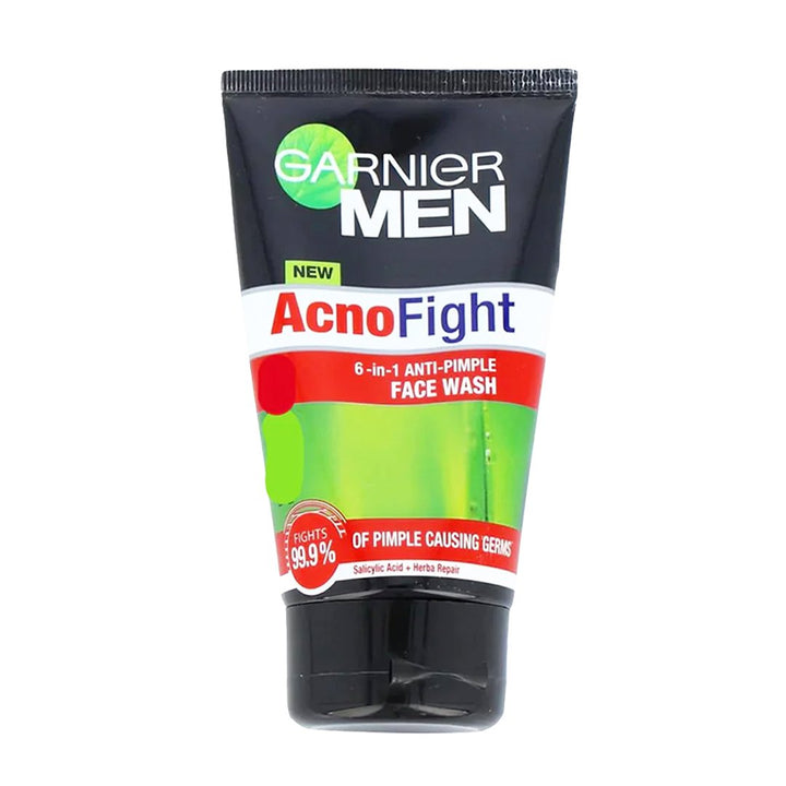 Garnier Men Acno Fight 6-in-1 Anti Pimple Face Wash, 100ml - My Vitamin Store