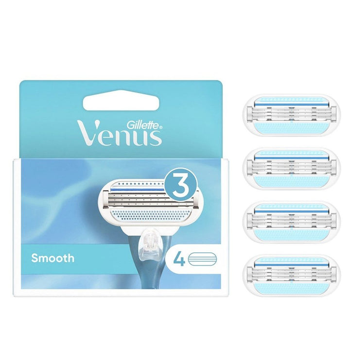 Gillette Venus Smooth 3 Blades Refill, 4 Ct - My Vitamin Store